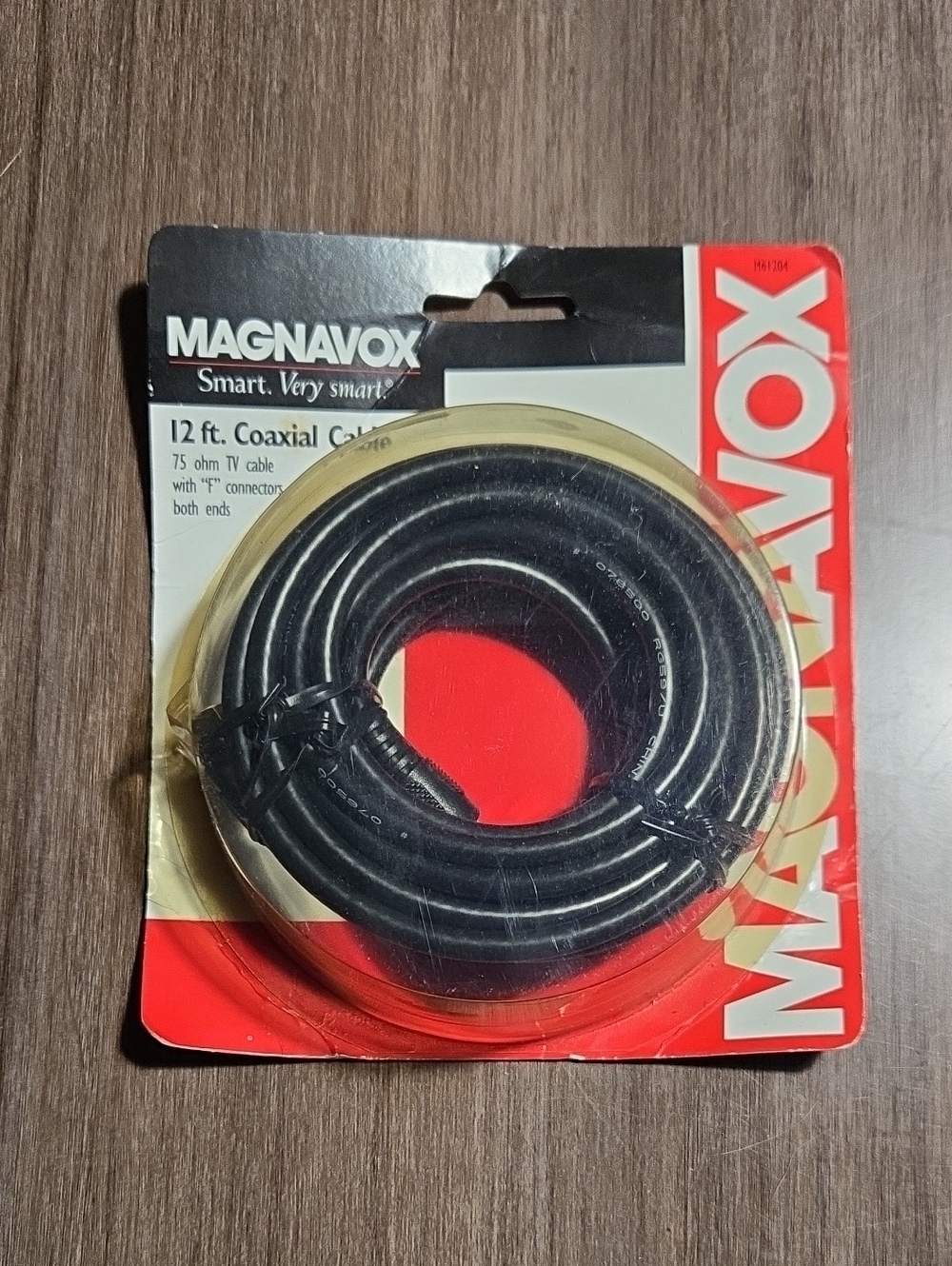 Magnavox 12 ft Coaxial Cable - Black